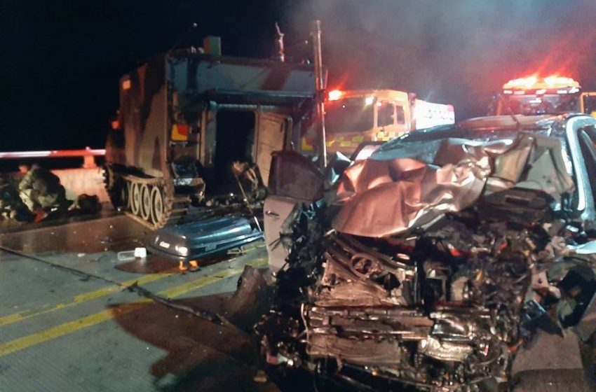  รถลำเลียงพลหุ้มเกราะสหรัฐฯ ชนรถยนต์ในเกาหลีใต้ ดับยกคัน 4 ศพ